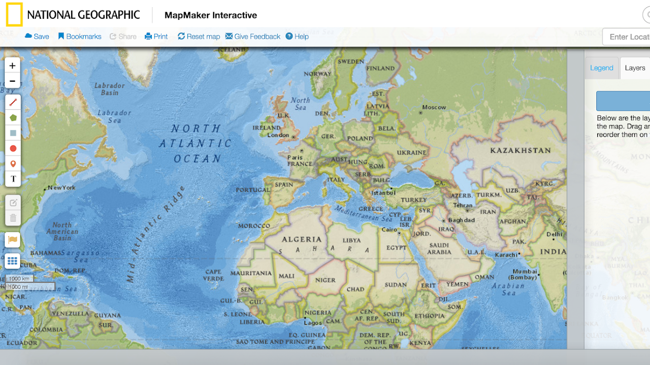 National Geographic Map Maker project screenshot